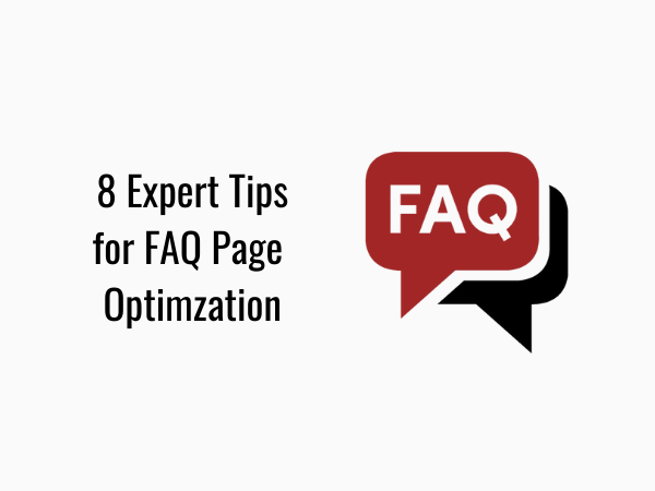 FAQ page optimization